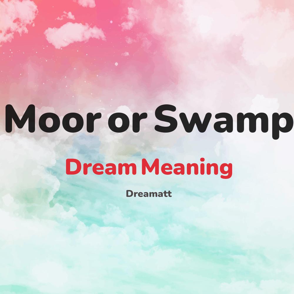 what is the spiritual meaning of Moor or Swamp in dreams, dreaming about Moor or Swamp