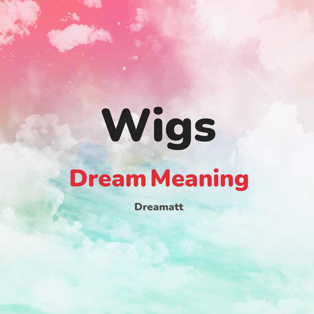 what is the spiritual meaning of Wigs in dreams, dreaming about Wigs