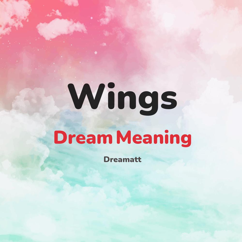 what is the spiritual meaning of Wings in dreams, dreaming about Wings